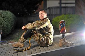 Fallen warrior up and running