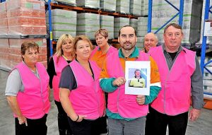 Toll workers honour workmate with Biggest Morning Tea